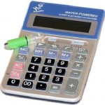 Calculadora movida a…água!
